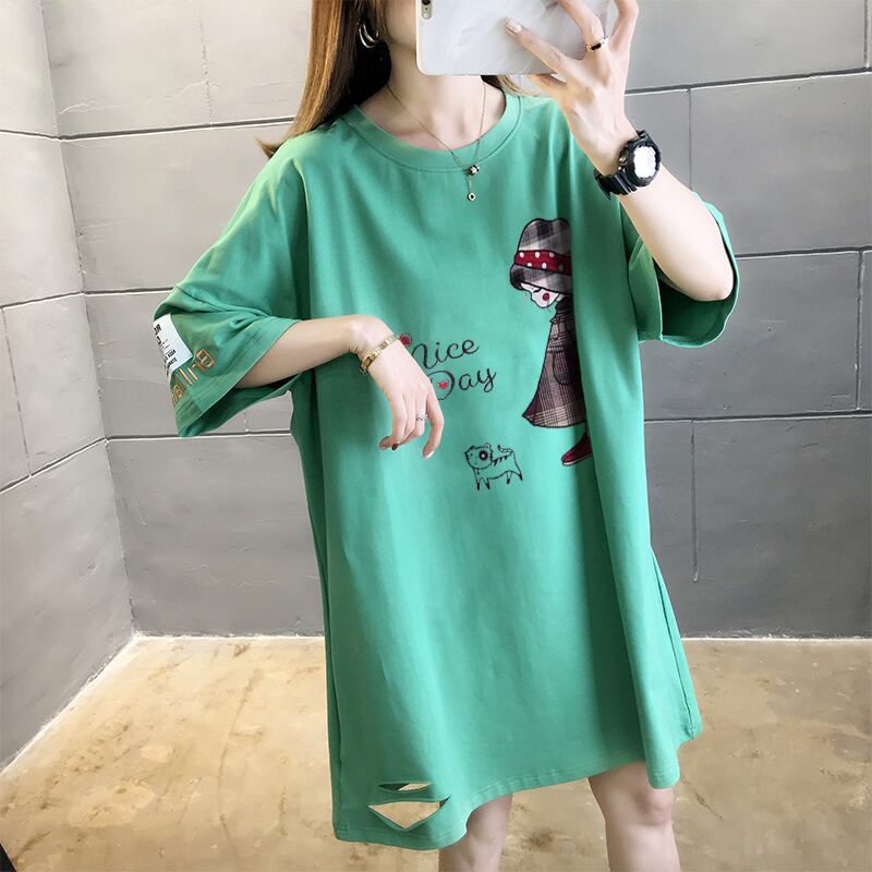 大活躍 ファッション カジュアル ルーズ 半袖シャツ<S-6655>