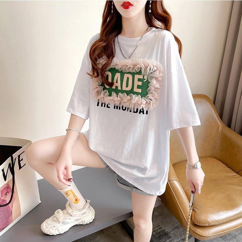 オシャレ度満点 3色選択可 高級感溢れる Tシャツ カットソー＜S-3255＞
