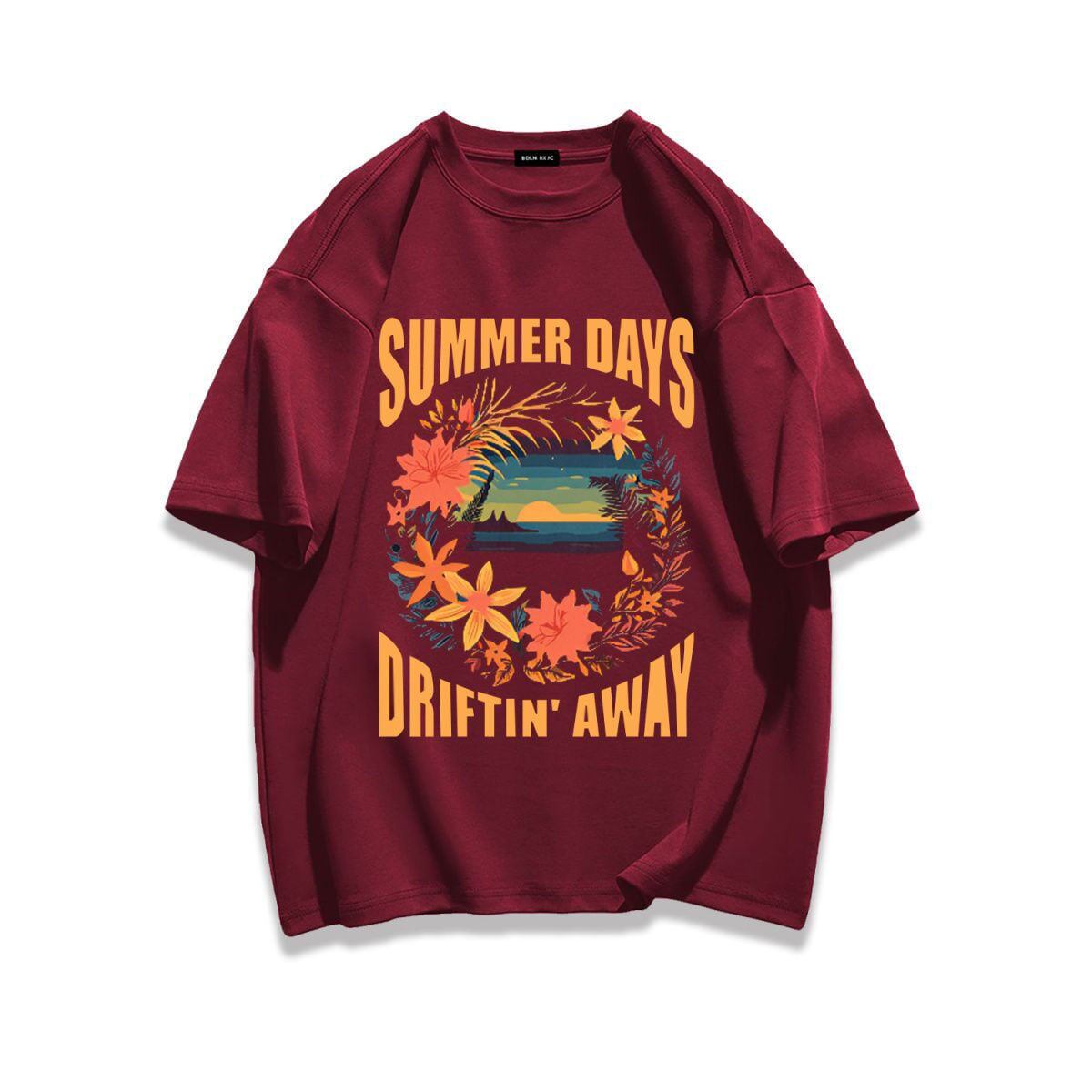 柔らかな肌触りで着心地も楽ちん アバンギャルド カジュアル プリント 全7色 半袖 Tシャツ <S-9263>