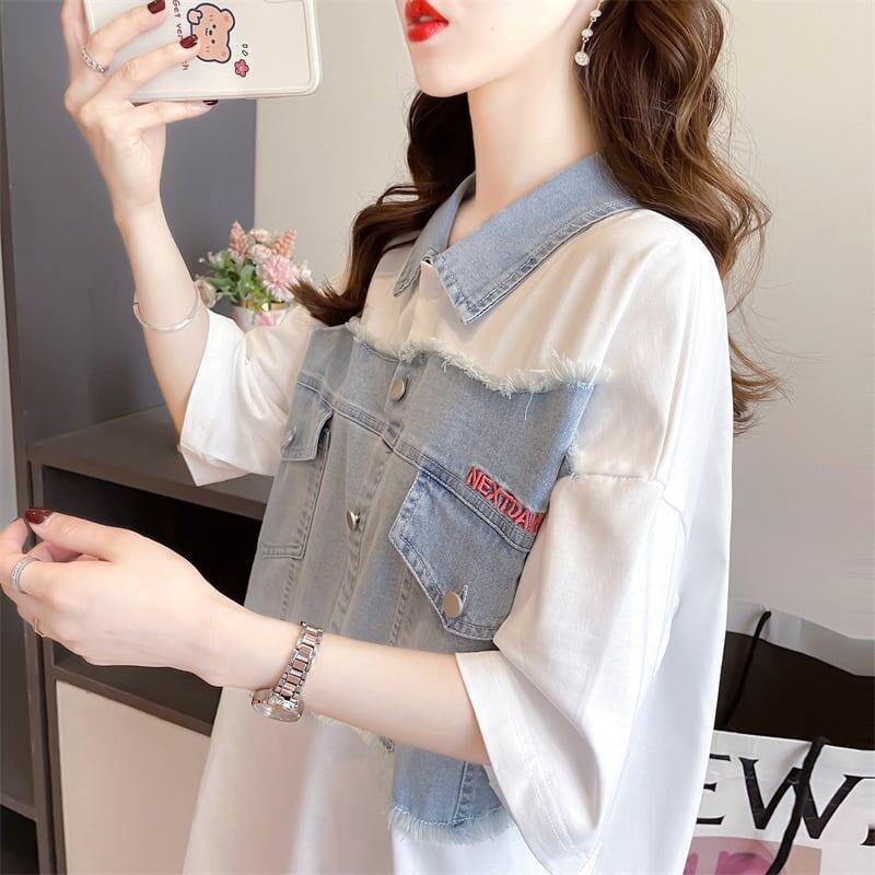 スタイリッシュ プリント 一目惚れ Tシャツ カットソー＜S-3358＞