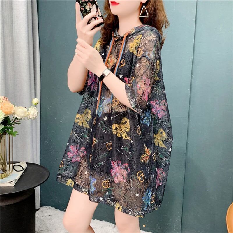 高級感溢れる プリント 知的で品の良い Tシャツ カットソー＜S-3239＞