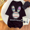 個性的なデザイン カートゥーンプリント 一目惚れ Tシャツ カットソー＜S-3069＞
