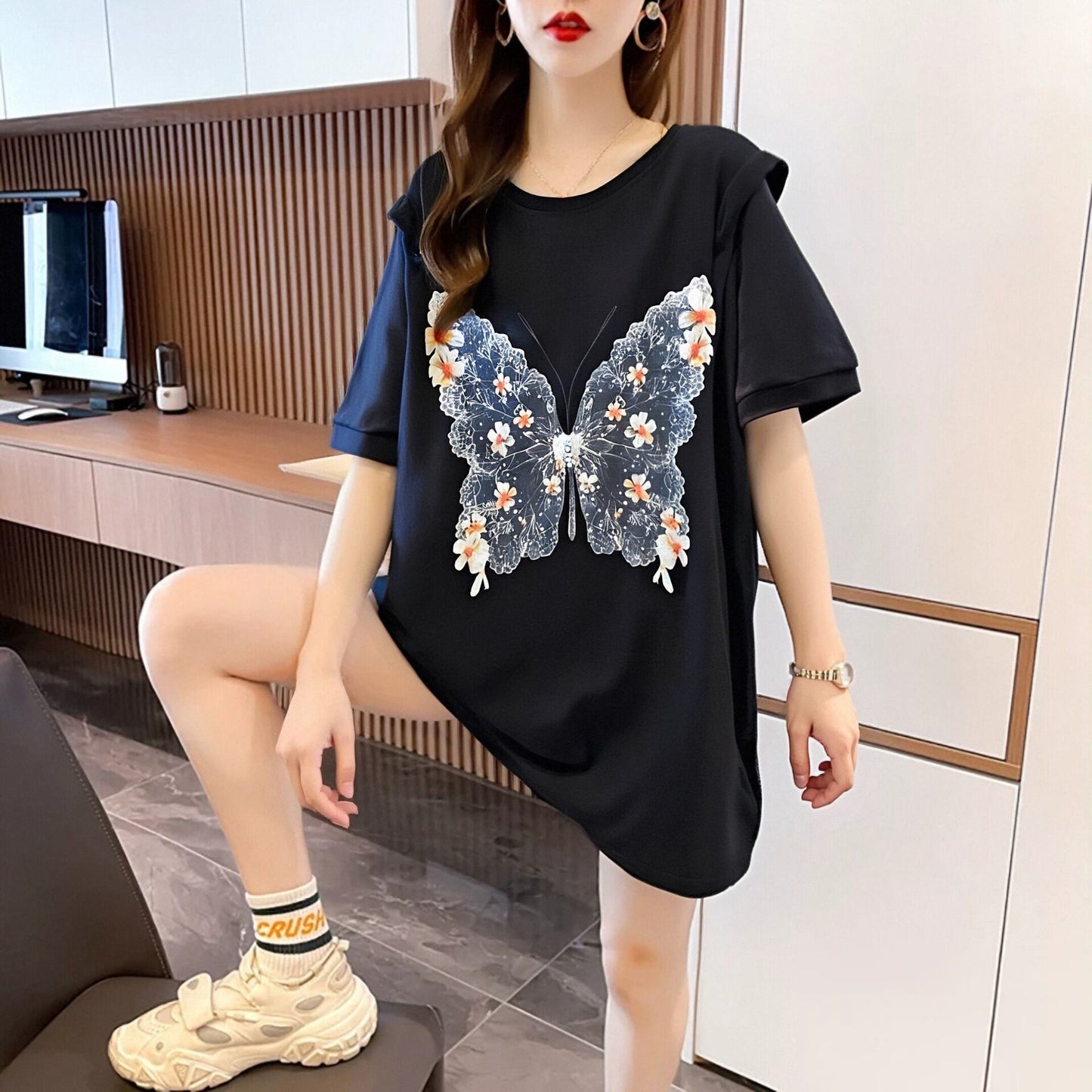 定番シンプル 着回し力抜群 売り切れ必至 全5色 半袖Tシャツ<S-11557>