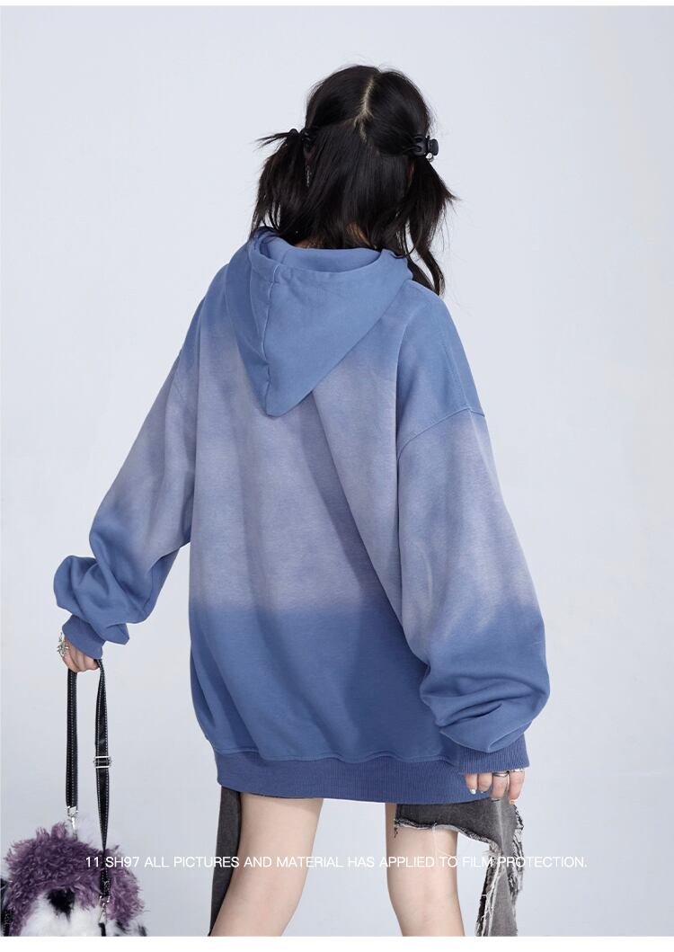 元気いっぱい 2色選択 タイドファッション快適である 男女兼用 パーカー＜S-10187＞