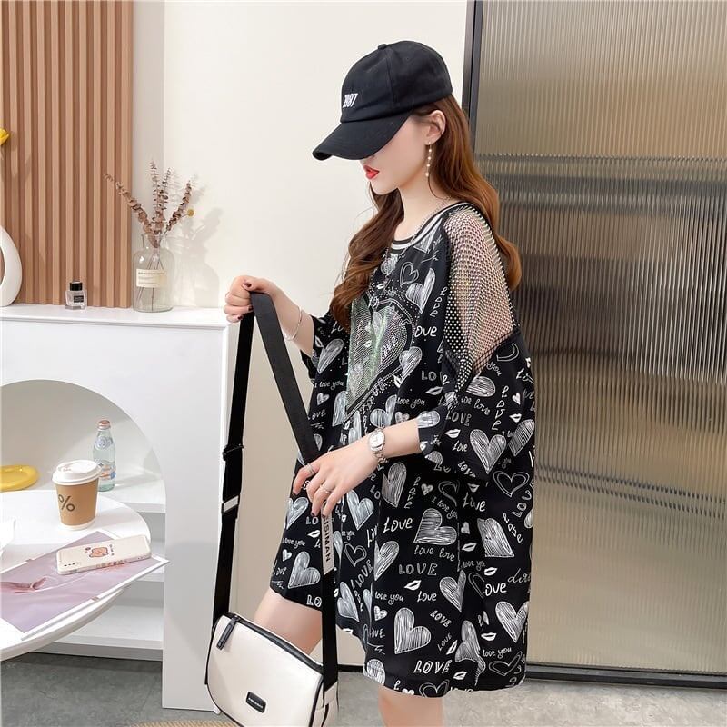 高級ホットドリル半袖Tシャツ<S-3005>