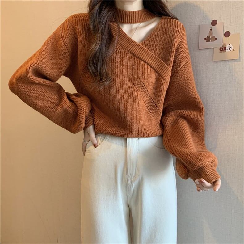 組み合わせやすい  大注目 ニット<S-3892>