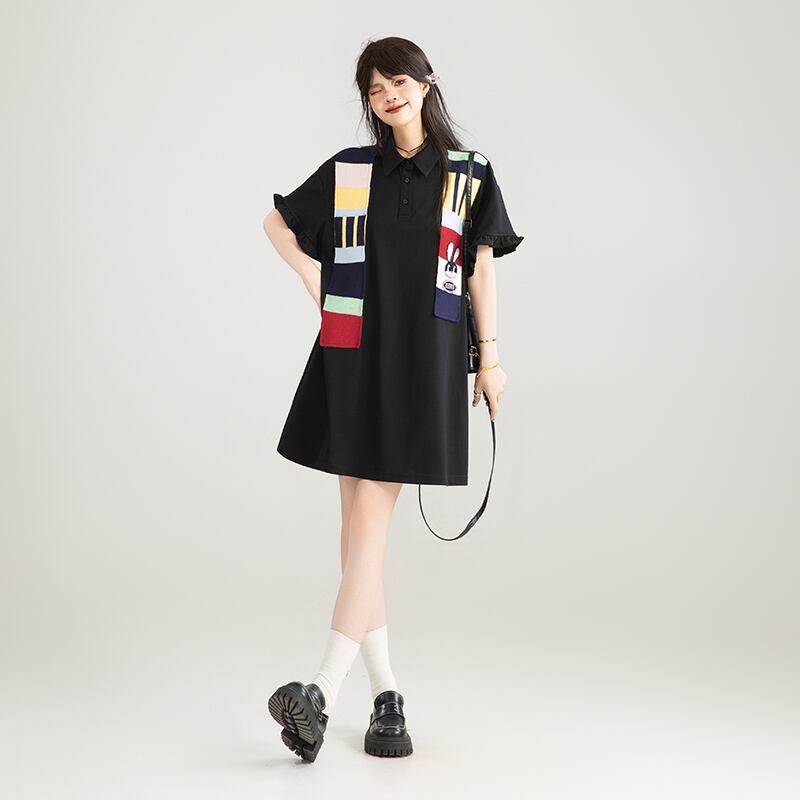 定番シンプル 好感度UP 早い者勝ち カジュアル 全3色 ワンピース ＜S-12039＞