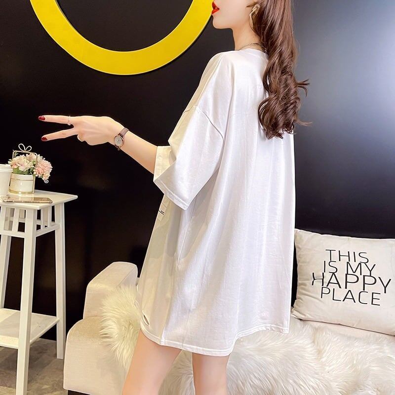 個性的なデザイン プリント 一目惚れ Tシャツ カットソー トップス＜S-3282＞