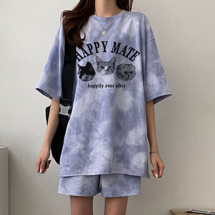 超人気 着心地良い どんな体型にも適合 カジュアル 全5色 半袖 Tシャツ ショートパンツ セットアップ ＜S-9268＞
