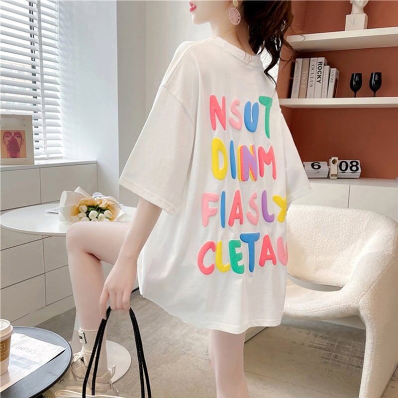 オシャレ度満点 アルファベット 一目惚れ Tシャツ カットソー＜S-3071＞