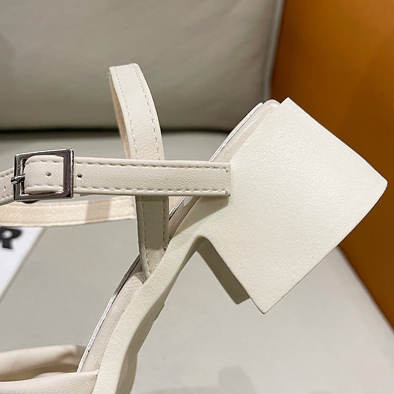 ファッション 蝶結び 美人度アップ 太ヒール シューズ＜S-3160＞