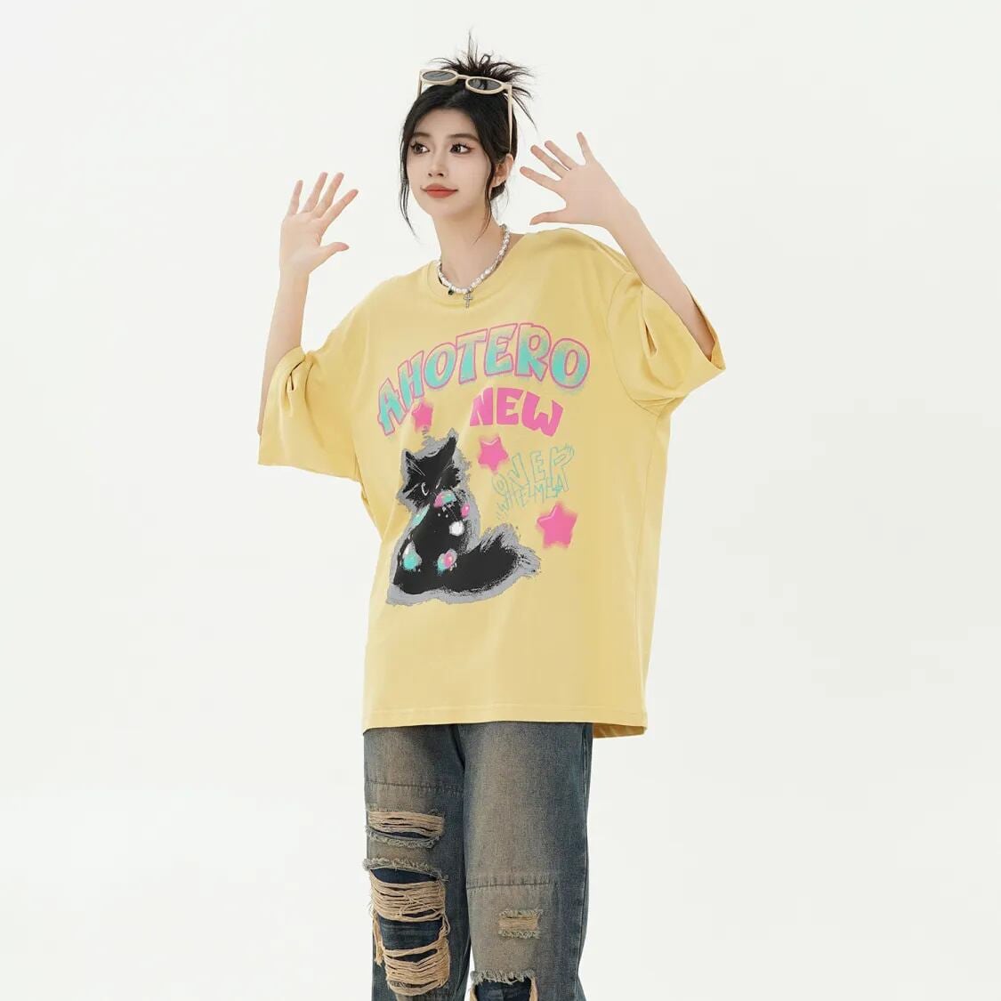絶対欲しい 好感度UP 海外トレンド カジュアル 全3色 半袖 Tシャツ ＜S-11101＞