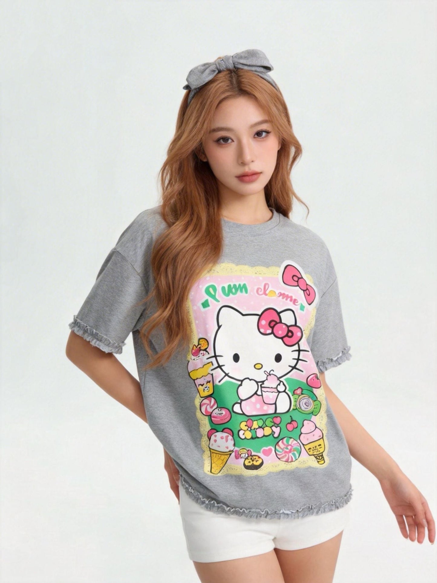 男女兼用 人気 プリント 半袖 Tシャツ <S-13177>