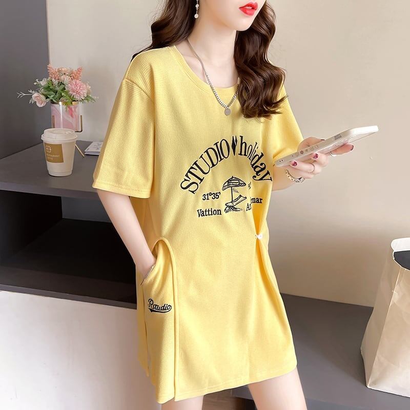 着心地抜群 切り替え 女性力を高める Tシャツ＋ショートパンツ セットアップ＜S-3612＞