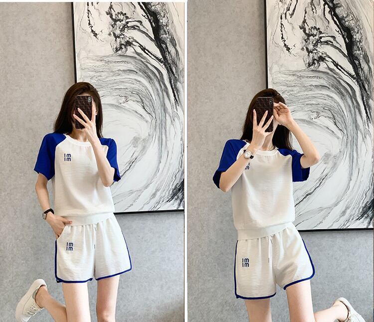 好感度UP カジュアル 絶対欲しい 全2色 半袖 Tシャツ ショートパンツ セットアップ ＜S-8938＞