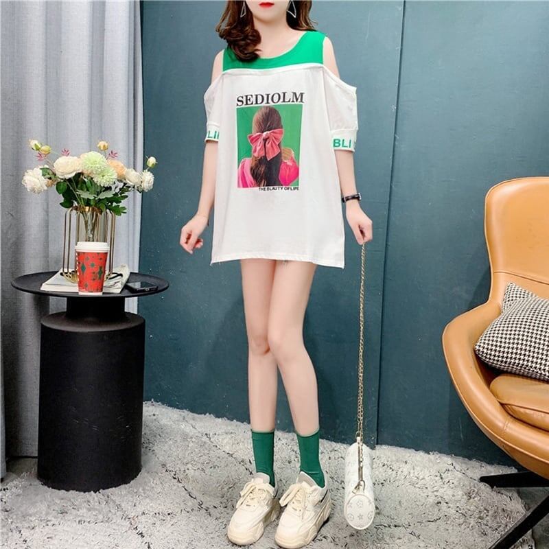 今季大好評 3色選択可 美感いっぱい ベアトップ Tシャツ カットソー＜S-3203＞