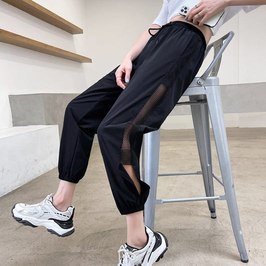 美人度アップ 透かし彫り チャーミング ハイウエスト パンツ ボトムス＜S-3015＞
