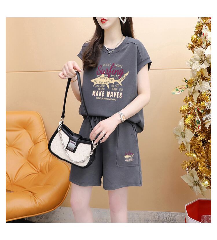 今季マストバイ ファッション カジュアル 半袖Ｔシャツⅹパンツセット全3色 <S-8265>