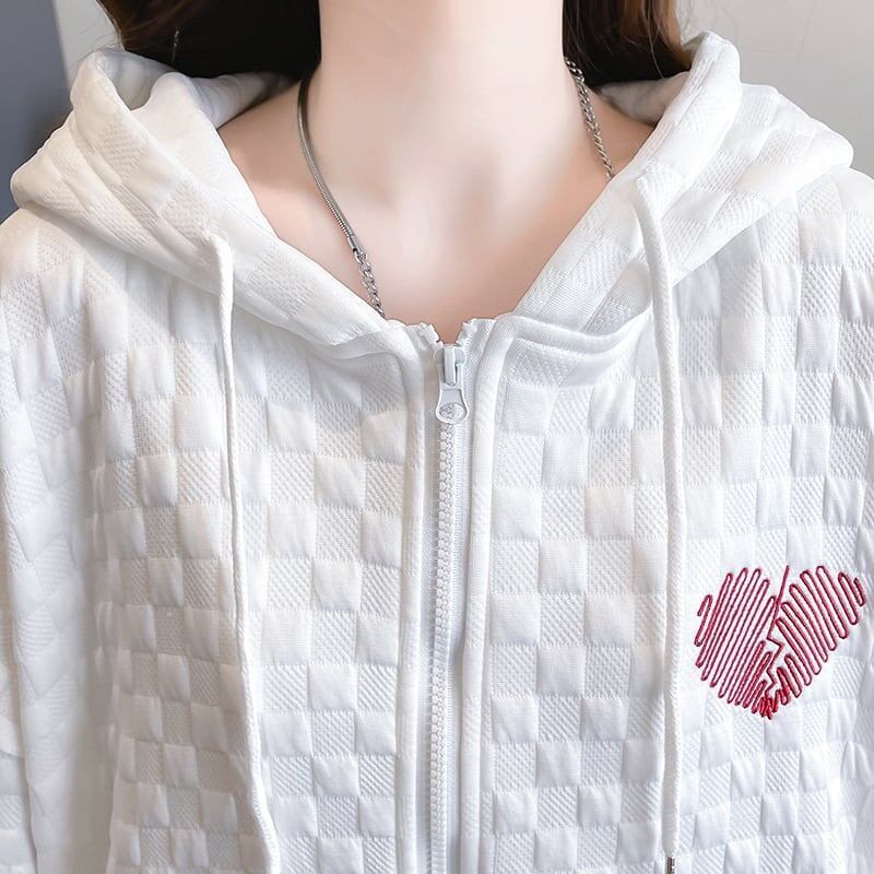 好感度満載 プリント 美感いっぱい スウェット パーカー＜S-3683＞