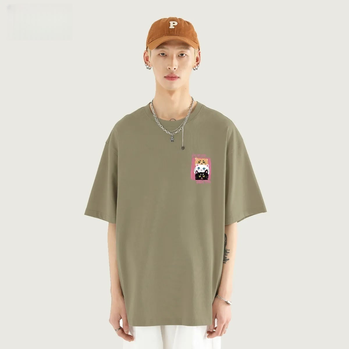 大好評 海外トレンド 定番シンプル 好感度UP カジュアル 全3色 半袖 Tシャツ ＜S-11283＞