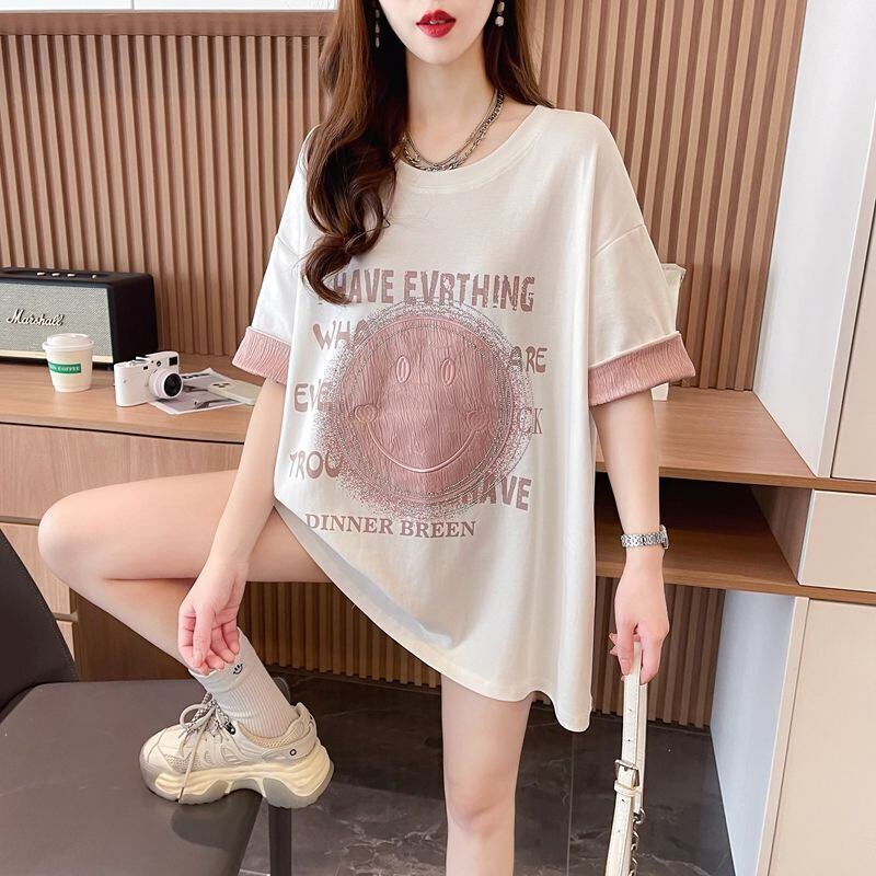 大好評 カジュアル 絶対欲しい キュート プリント全3色 半袖Tシャツ カットソー ＜S-8600＞