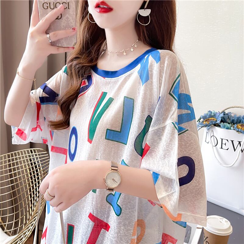 女子マスト 半袖 紫外線対策 ラウンドネック Tシャツ ＜S-8641＞