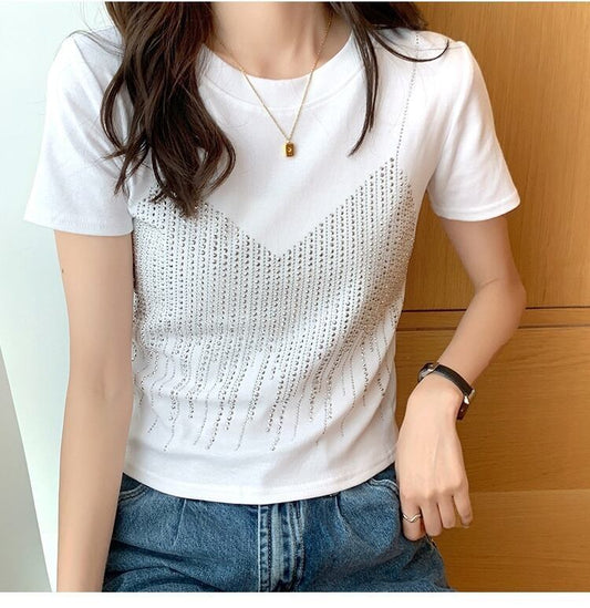 売り切れ必至 絶対流行 好感度UP 早い者勝ち カジュアル 2色選択 Tシャツ<S-11508>