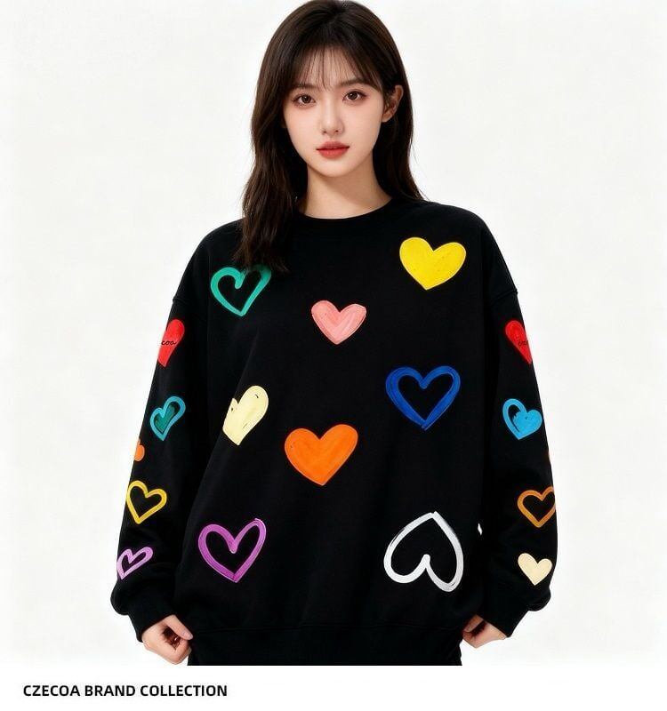 ファッション  大人可愛い アバンギャルド  早い者勝ち カジュアル スウェット<S-12289>