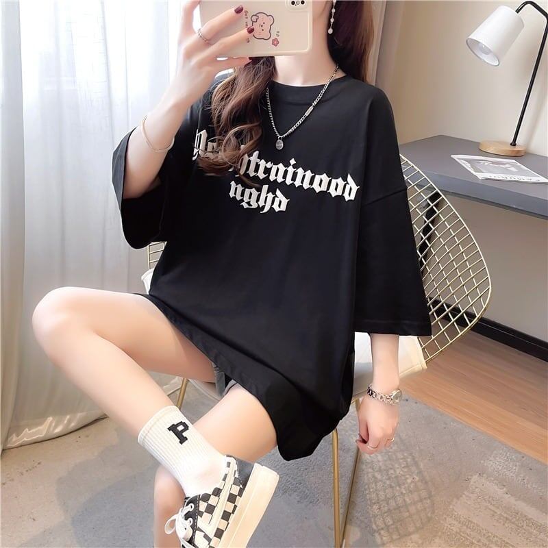 スタイリッシュ 3色選択可 一目惚れ アルファベット Tシャツ カットソー＜S-3060＞