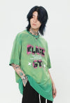 見逃し厳禁 ファッション ストリート系 ヴィンテージ加工 アルファベット プリントTシャツ ＜S-2921＞