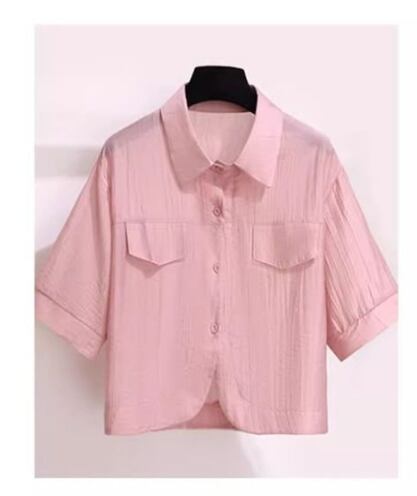 定番シンプル 紫外線対策 上品 全3色 シャツ+パンツセット ＜S-8655＞