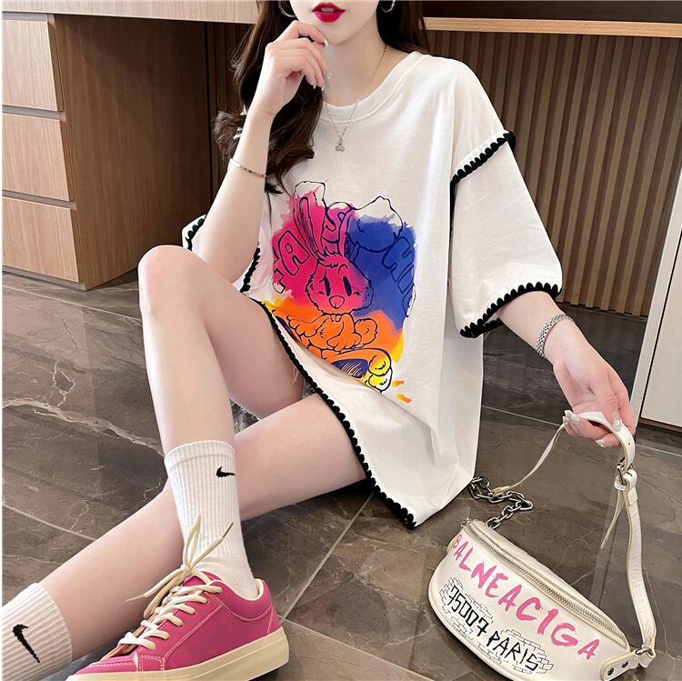 売り切れ必至 ファッション 着心地抜群 プリント 半袖 Tシャツ＜S-8336＞