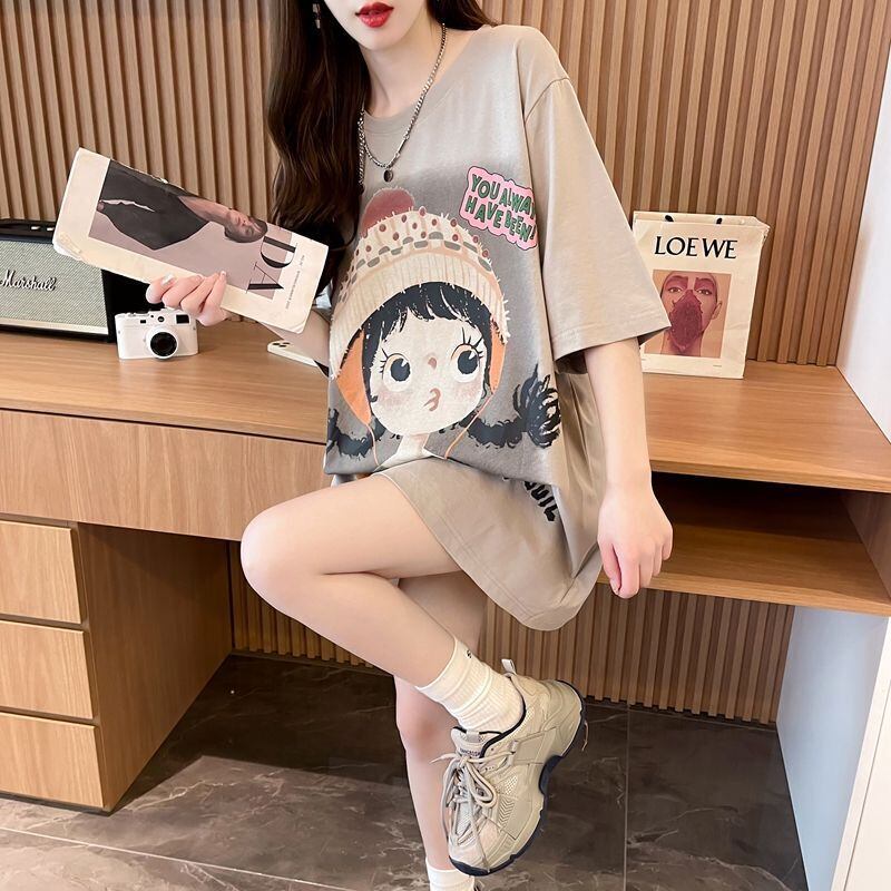 新作 特別デザイン アバンギャルド プリント全3色 半袖Tシャツ カットソー ＜S-8605＞
