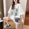 スタイリッシュ 3色選択可 一目惚れ カートゥーンプリント Tシャツ カットソー＜S-3091＞