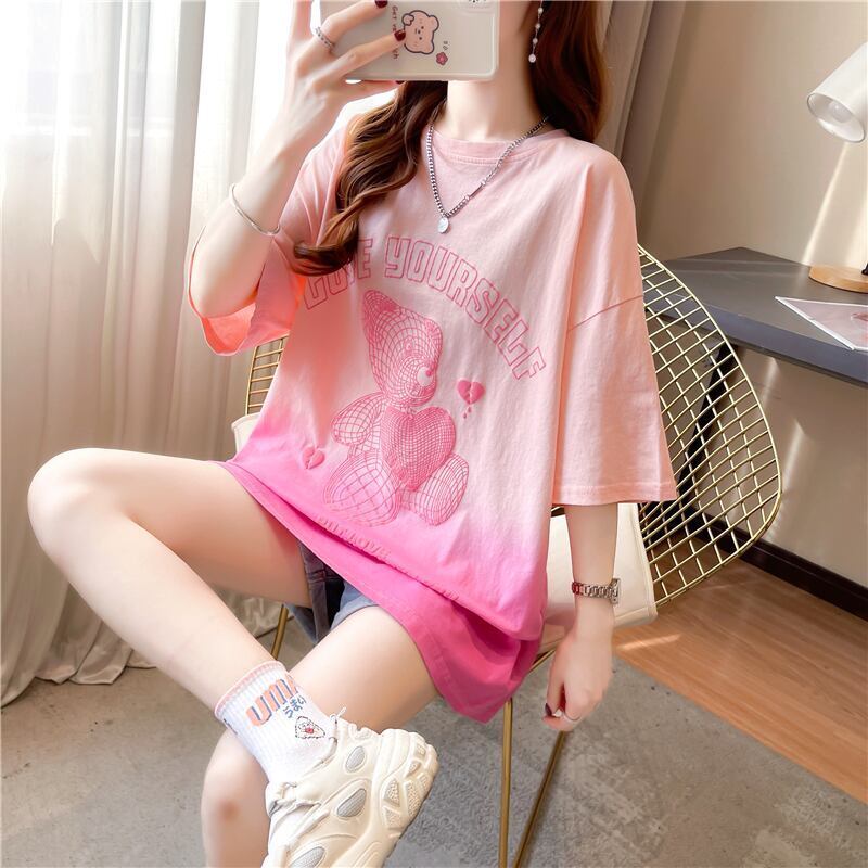 好感度満載 3色選択可 着心地抜群 グラデーション Tシャツ カットソー＜S-3225＞