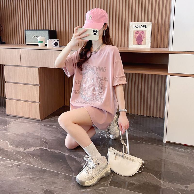 大好評 カジュアル 絶対欲しい キュート プリント全3色 半袖Tシャツ カットソー ＜S-8600＞