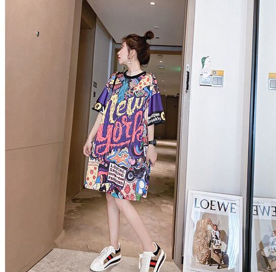 今季マストバイ ゆったり 個性派 半袖Tシャツ＜S-8135＞