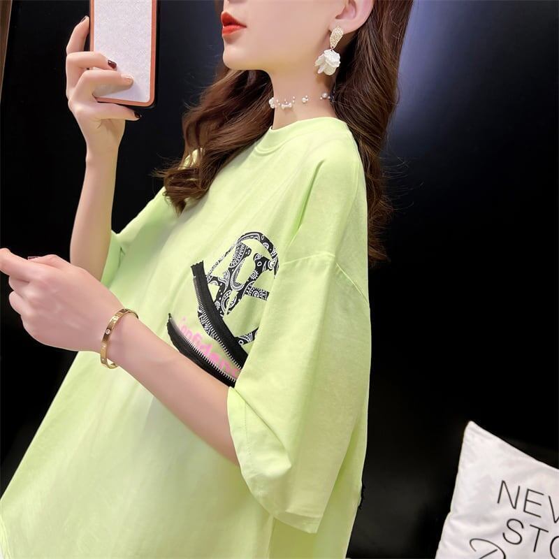 デザイン感 3色選択可 合わせやすい Tシャツ カットソー＜S-3055＞
