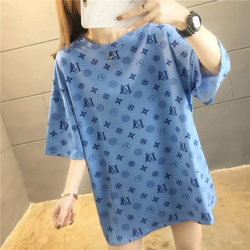 高級感溢れる プリント 美感いっぱい Tシャツ カットソー＜S-3316＞