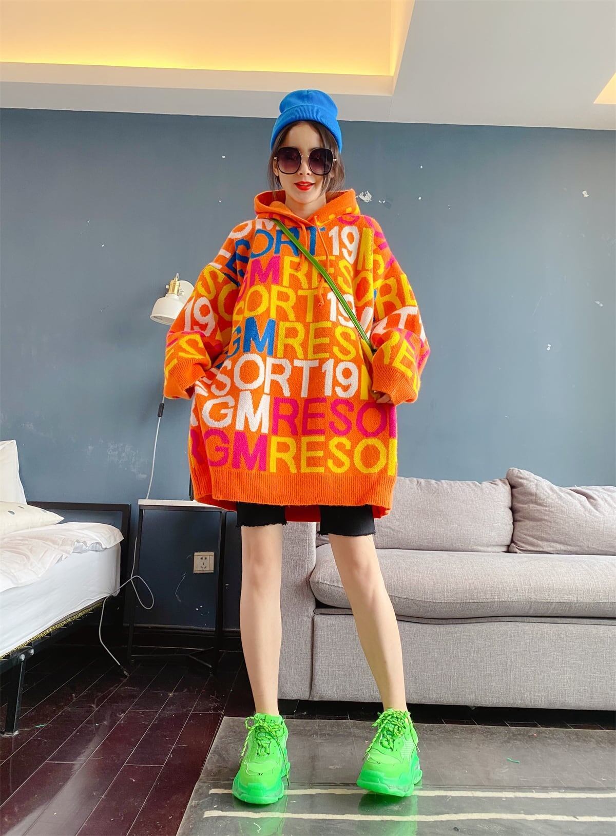 大好評 個性派 ファッション セーター<S-5473>