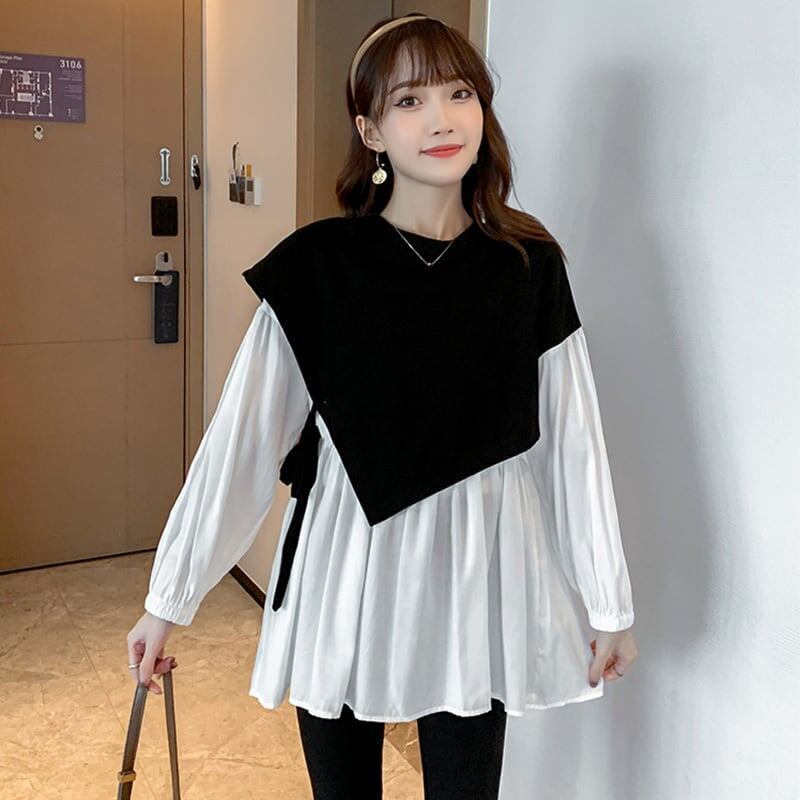 ゆったり感アップ 切り替え 知的で品の良い シャツ＜S-2944＞