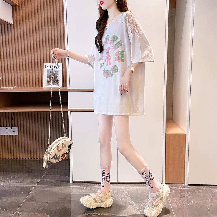 【半額！期間限定！！】美人度アップ スウィート ファッション 半袖シャツ<S-6632>