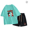 今季マストバイ ファッション男女兼用 超人気 半袖Ｔシャツⅹパンツセット全6色<S-6695>