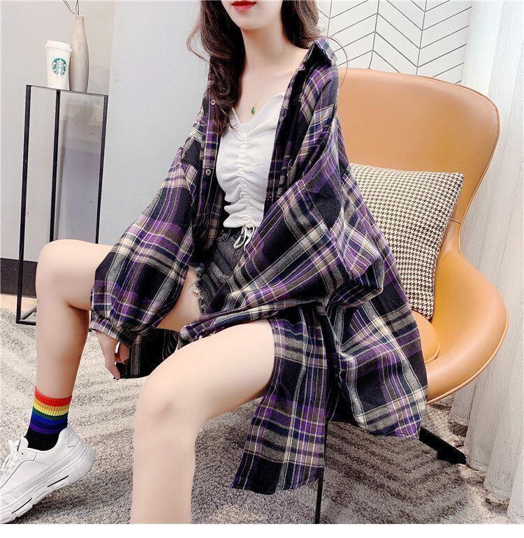 定番シンプル チェック柄 アクティブも綺麗も叶う シャツ ＜S-9235＞