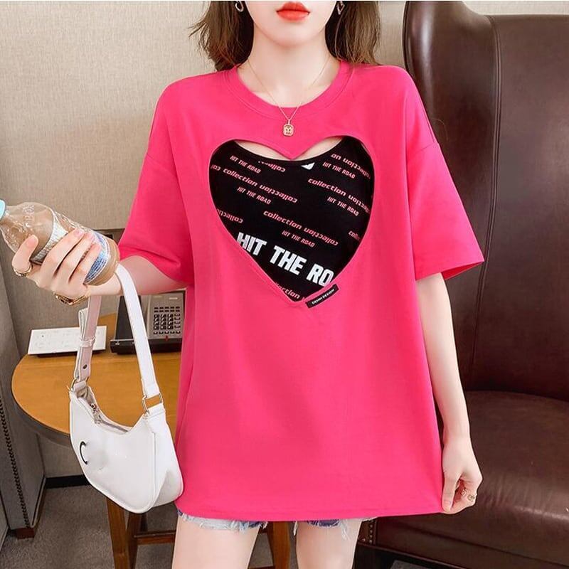 合わせやすい Tシャツ＋キャミソール チャーミング セットアップ＜S-3454＞