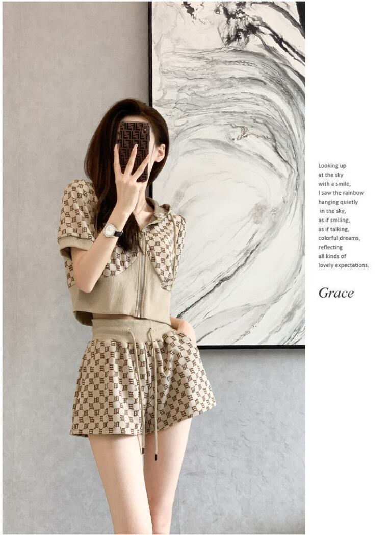 【半額！期間限定！！】超人気  美人度アップ ＜S-4448＞ 半袖Ｔシャツⅹパンツセット<S-8201>