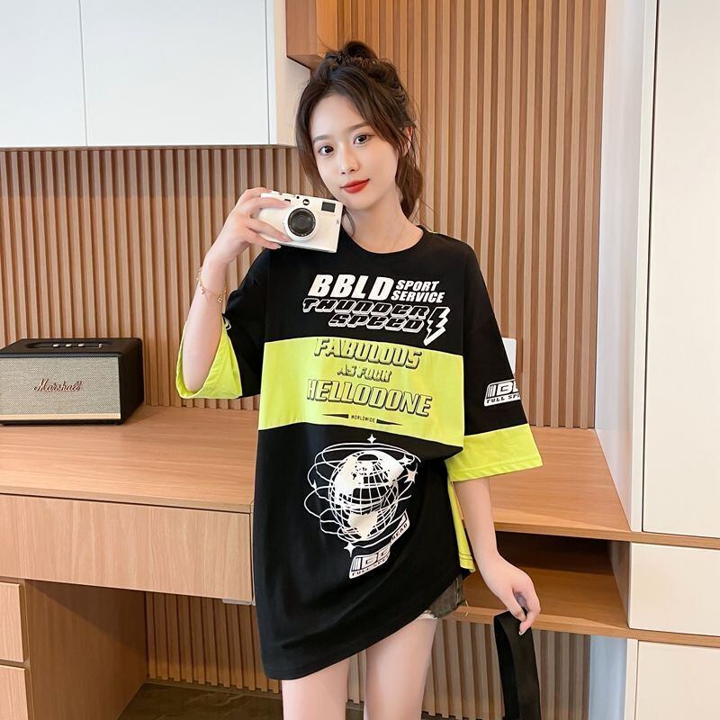 おすすめ 早い者勝ち 絶対流行 カジュアル 2色選択 Tシャツ<S-11582>