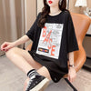 個性的なデザイン プリント 一目惚れ Tシャツ カットソー トップス＜S-3282＞