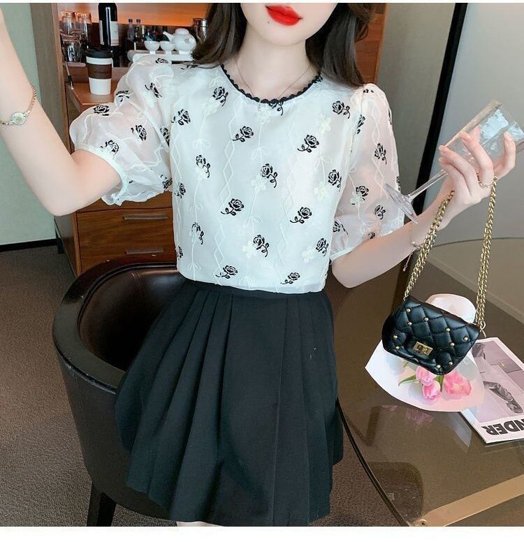 キュート 早い者勝ち 絶対流行 カジュアル Tシャツ<S-11833>