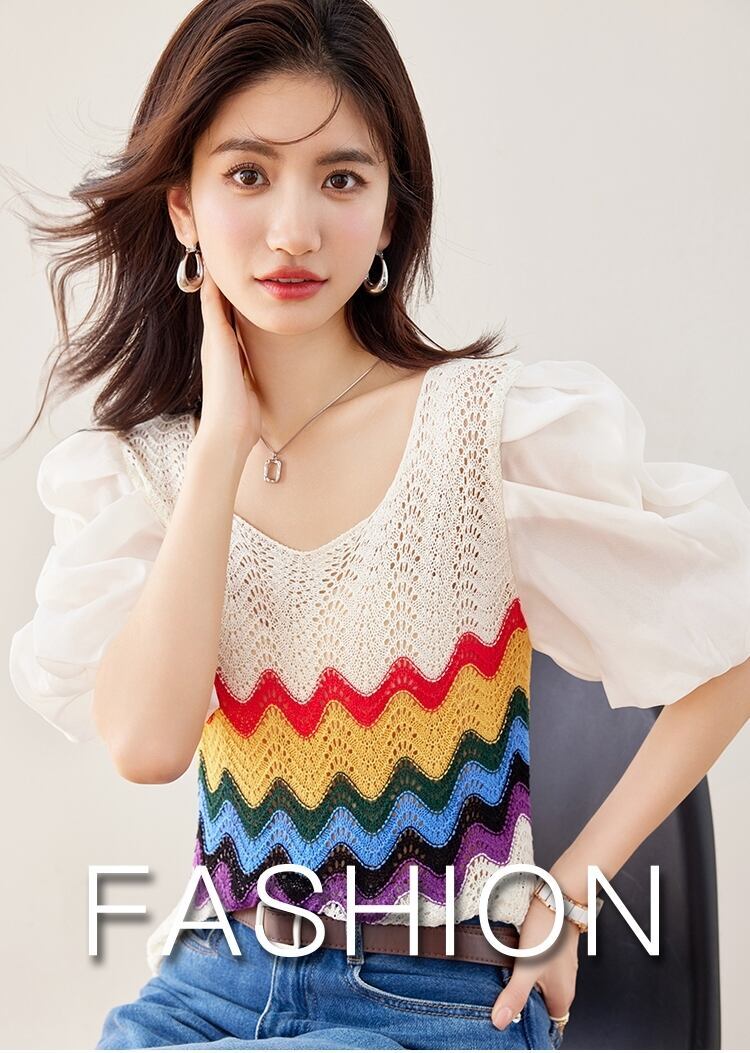 超人気 セクシー ファッション エレガント 半袖シャツ<S-6591>